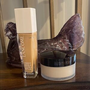 Lancôme Ultra Wear Foundation and Laura Mercier Translucent Powder Bundle.